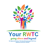 NHS Trust Charity rounded logo with a colorful tree on a white background